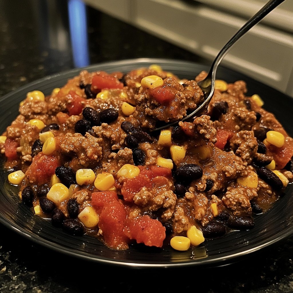 Chili sin Carne mit Kakao