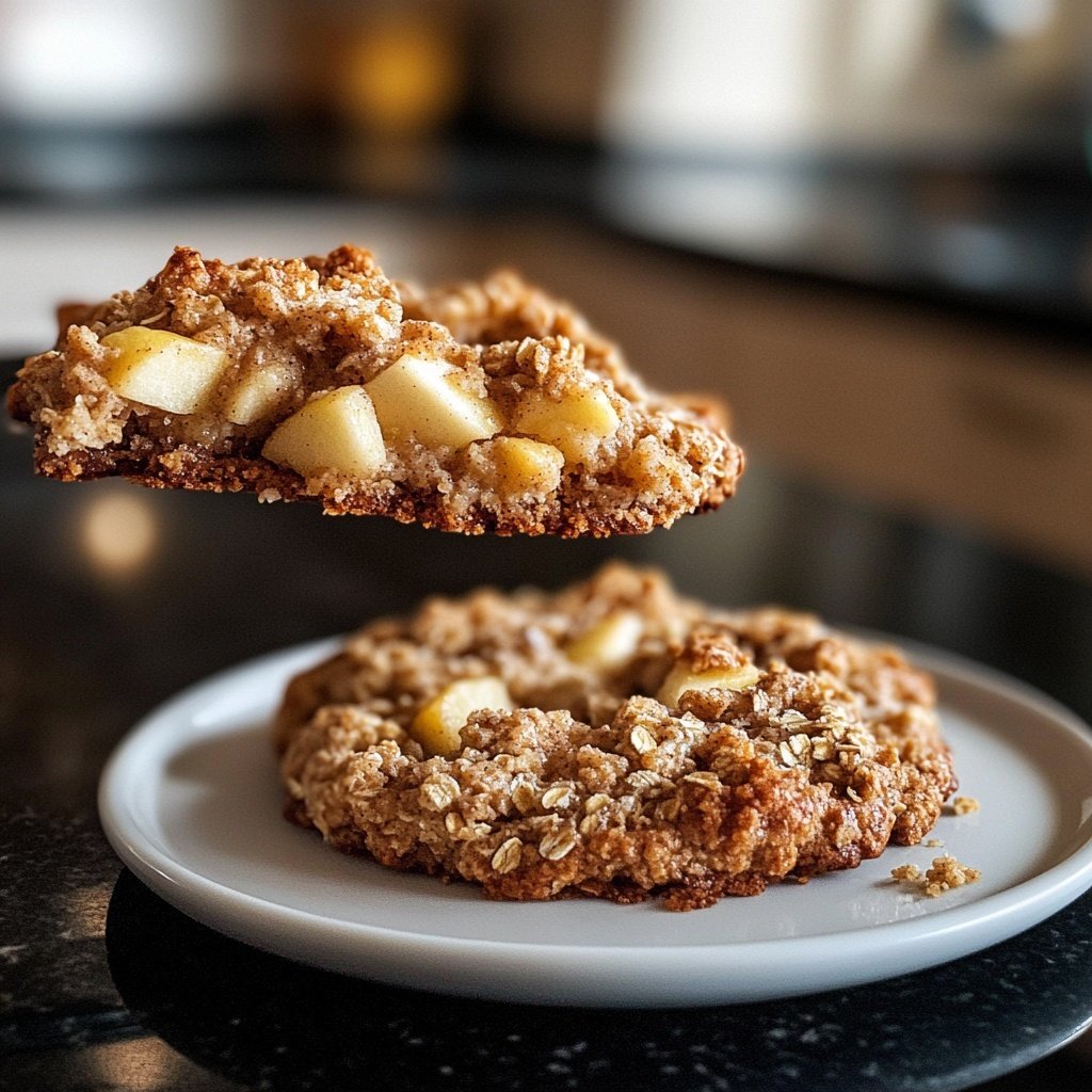 Apfel-Haferflocken-Kekse – gesunder Snack