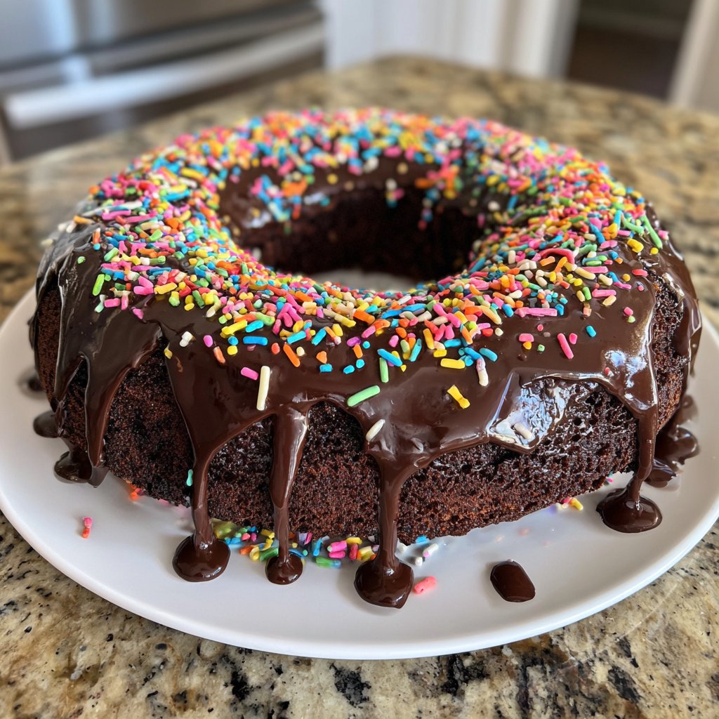 Geburtstagskuchen mit Schokolade