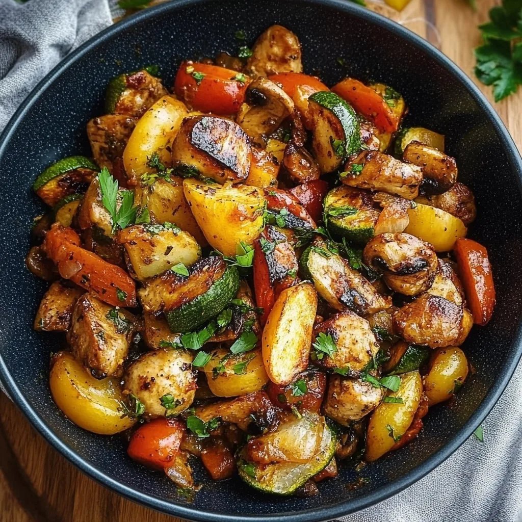 Leckere Low Carb Hähnchenpfanne mit Gemüse – Dein perfektes Abendessen!