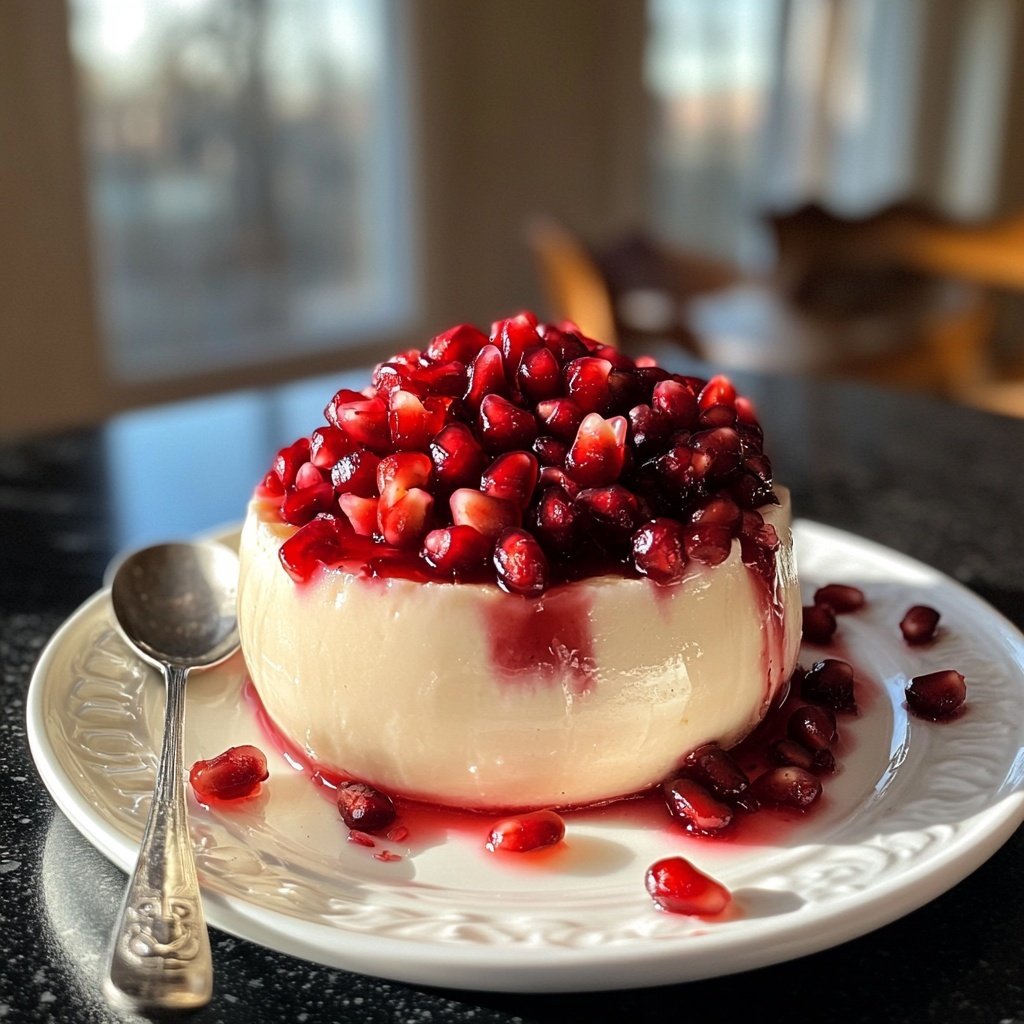 Granatapfel-Panna-Cotta