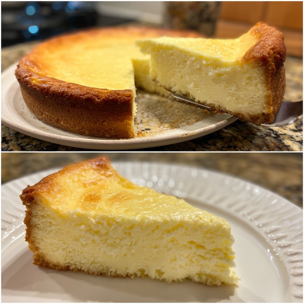 Käsekuchen ohne Boden und ohne Zucker