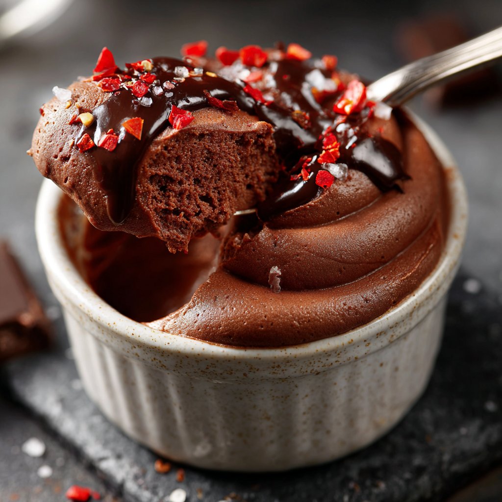 Schokoladenmousse mit Chili