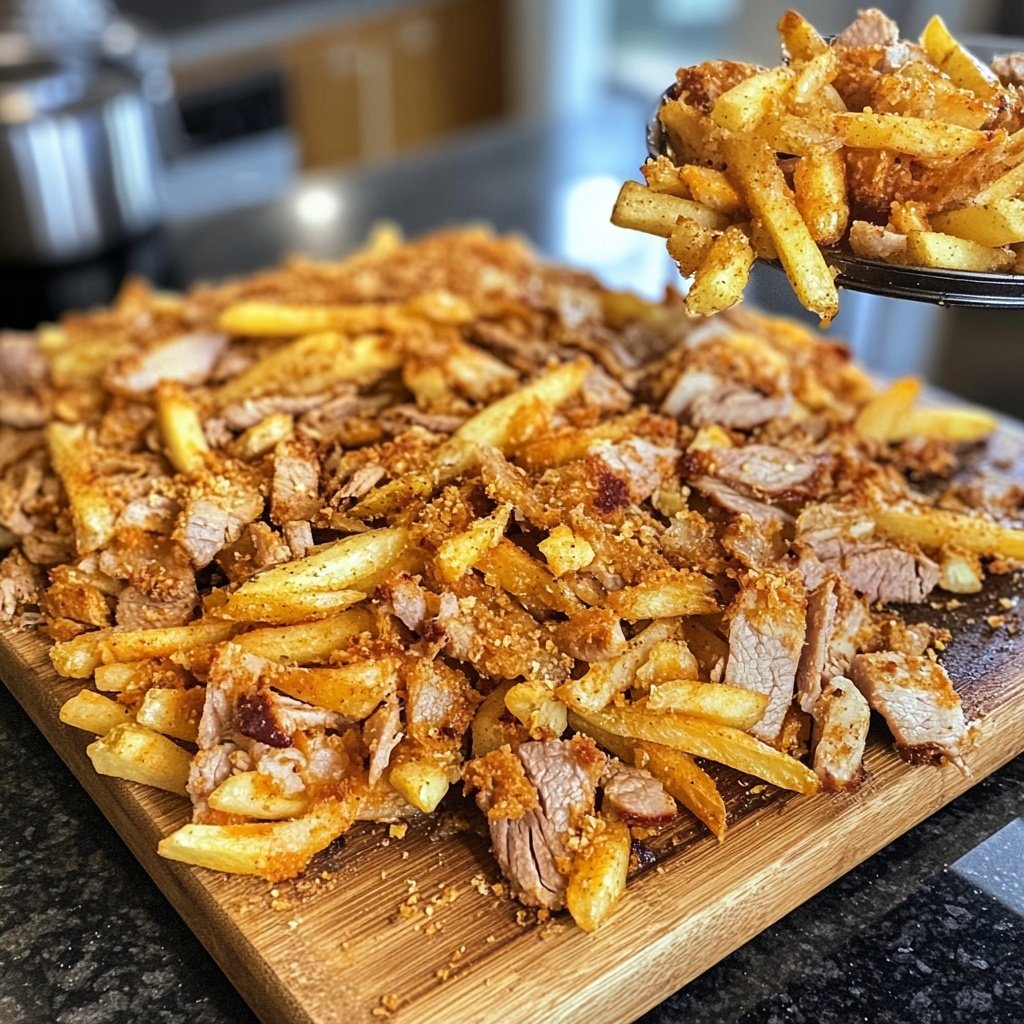 Dönerbox mit Pommes