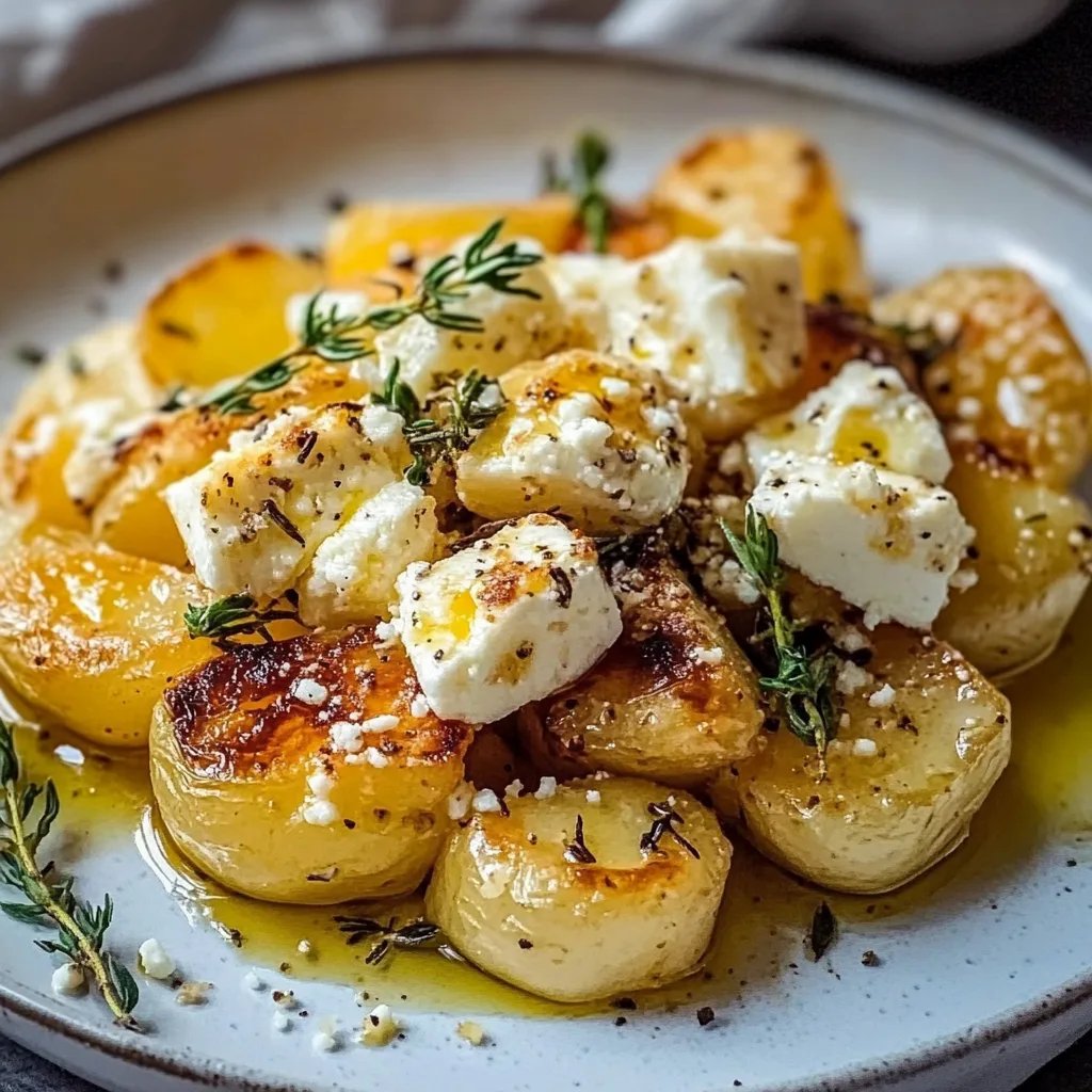 Geröstete Kartoffeln mit Feta