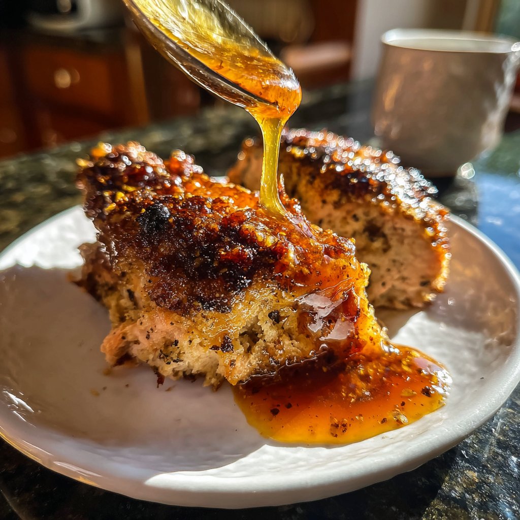 Lachsfilet mit Honig-Senf-Sauce
