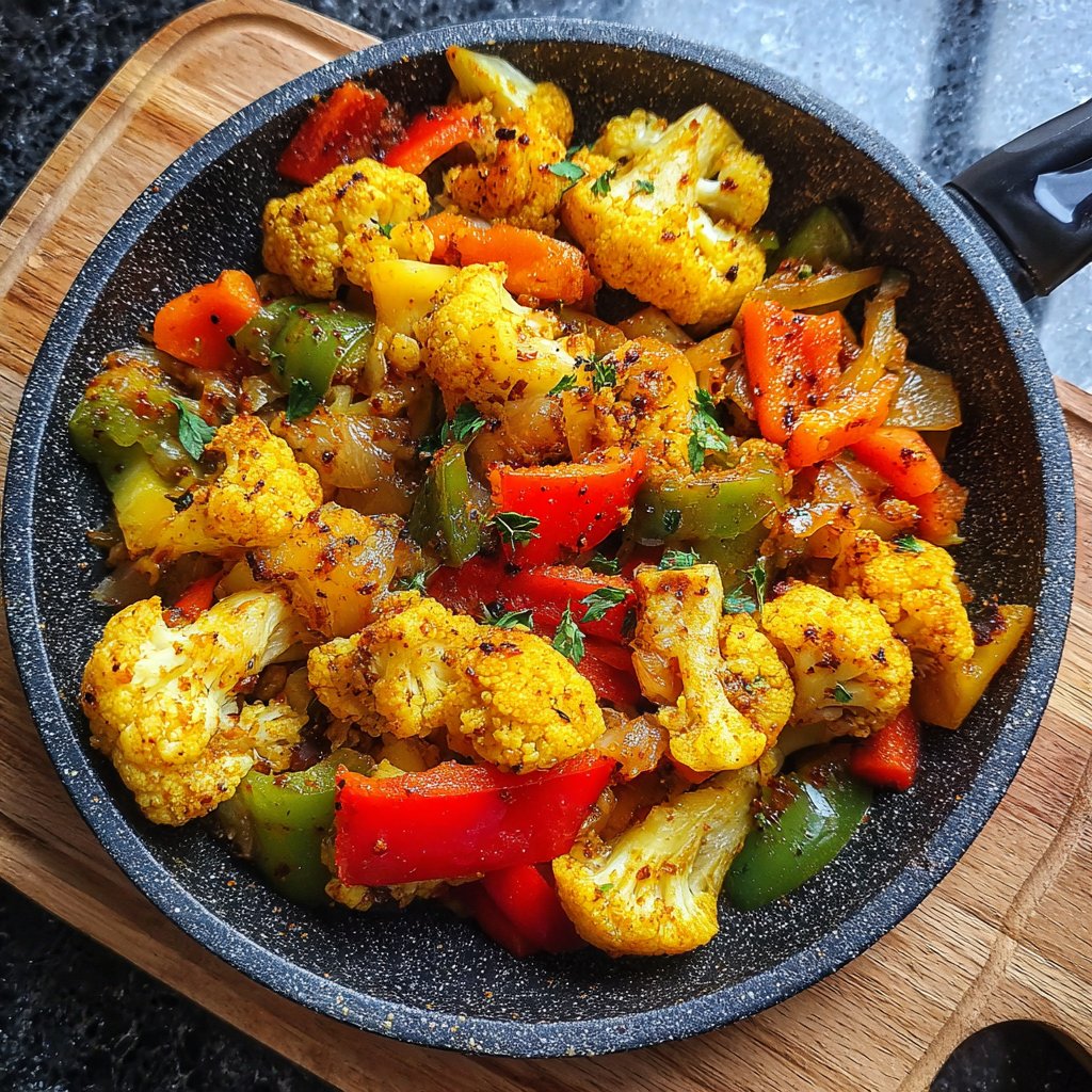 Blumenkohlpfanne mit Kreuzkümmel