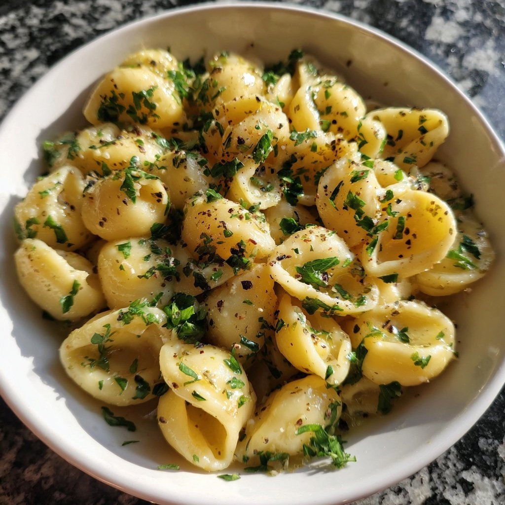 Schnell & Einfach 15-Minuten Knoblauchpasta