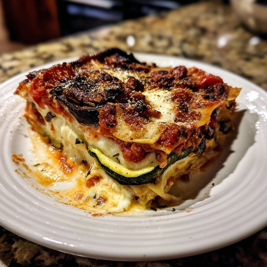 Lasagne mit Zucchini und Aubergine