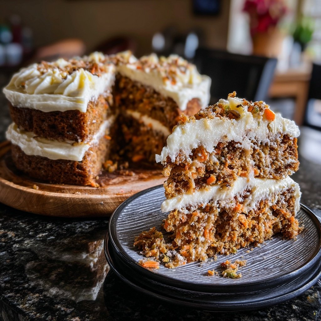 Saftiger Karottenkuchen Mit Joghurt Frosting