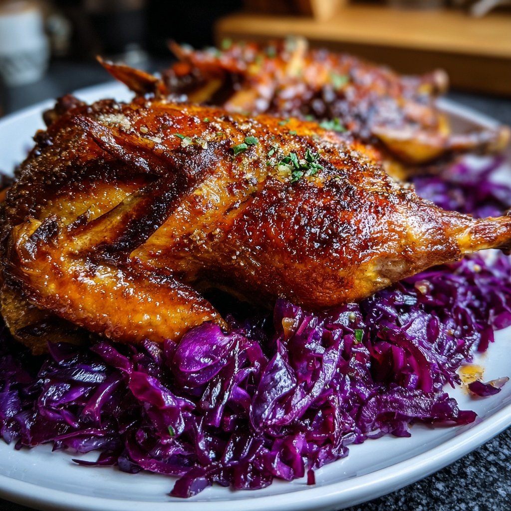 Saisonal & Festlich Weihnachtsgans mit Rotkohl