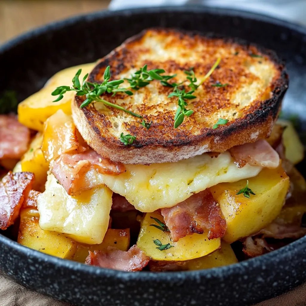 Kartoffel-Leberkäse-Pfanne