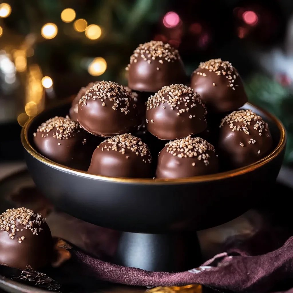 Spekulatius Kugeln - Pralinen für Weihnachten