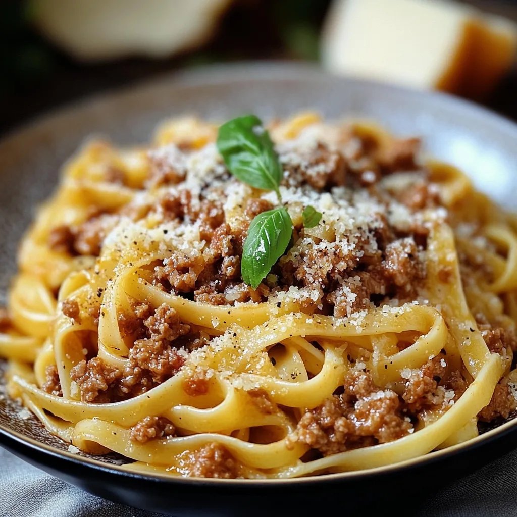 Weiße Bolognese