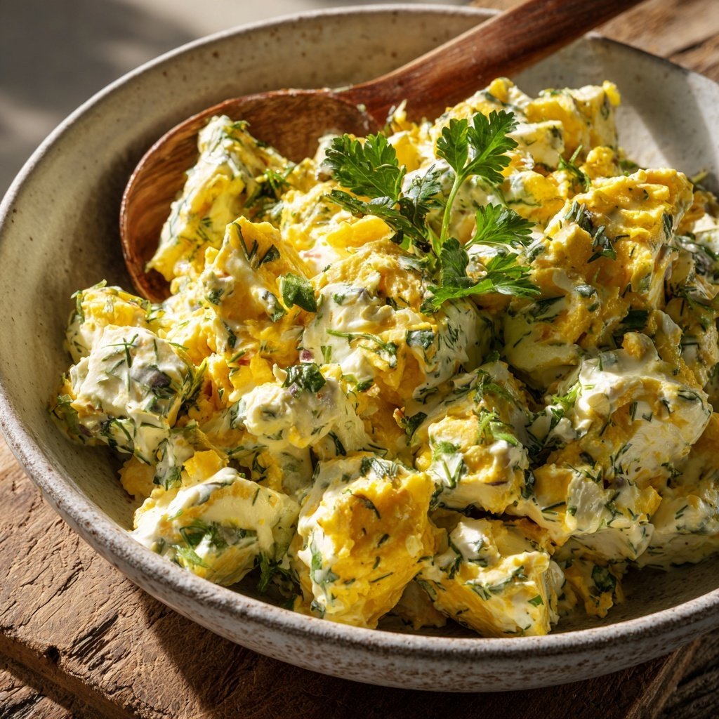 Schnell & Einfach 10-Minuten-Eiersalat mit Joghurt