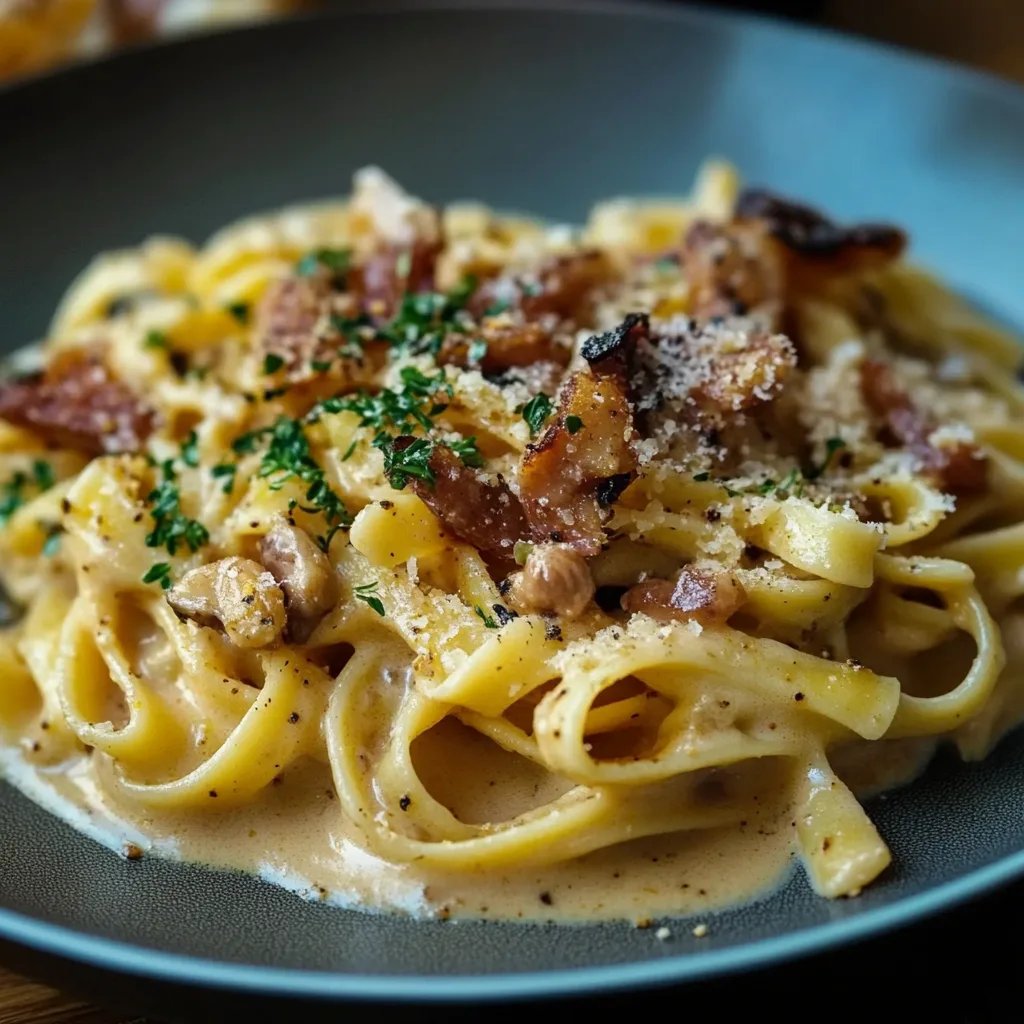 Pasta mit Pfifferlingsoße